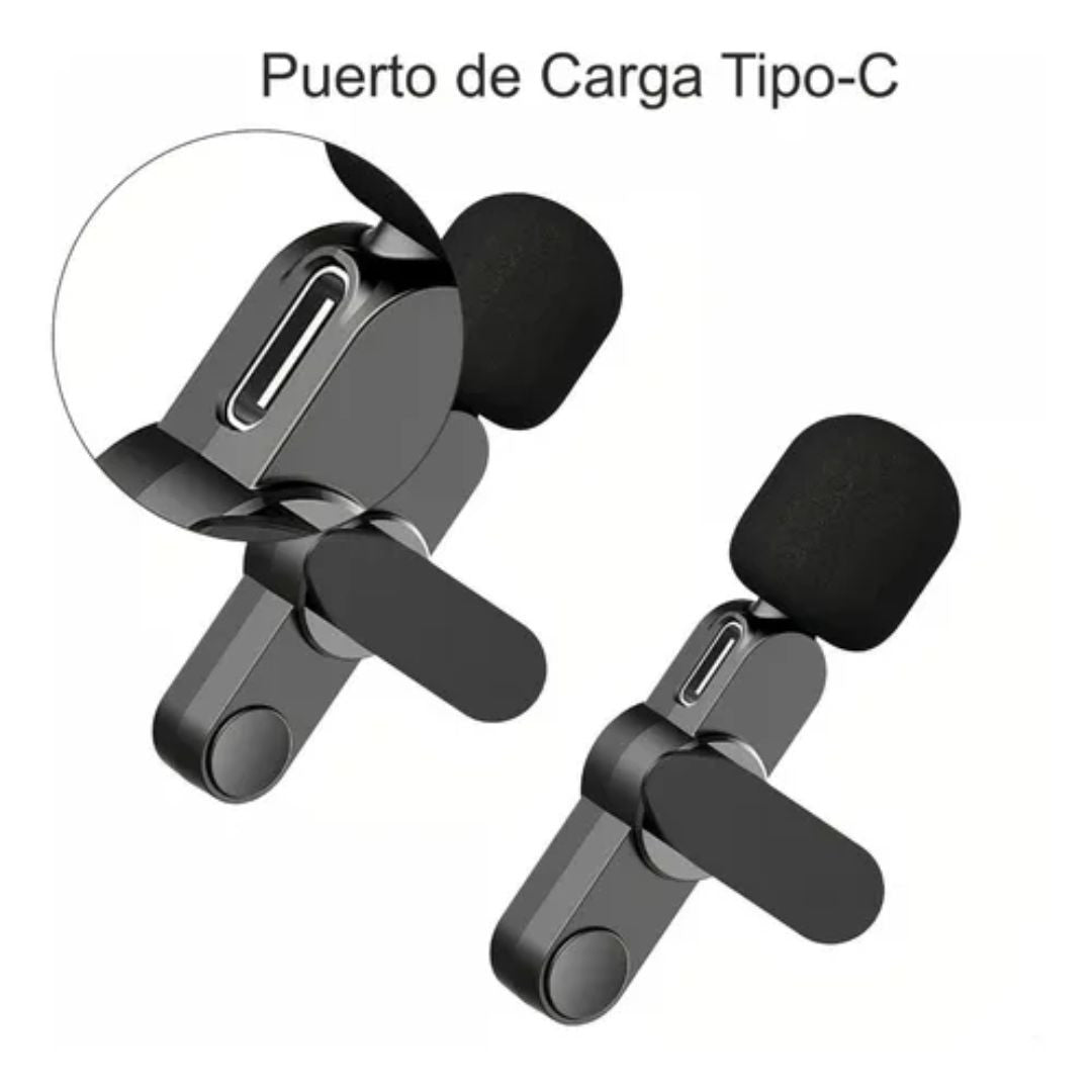 DOBLE MICROFONO INALAMBRICO PARA IPHONE
