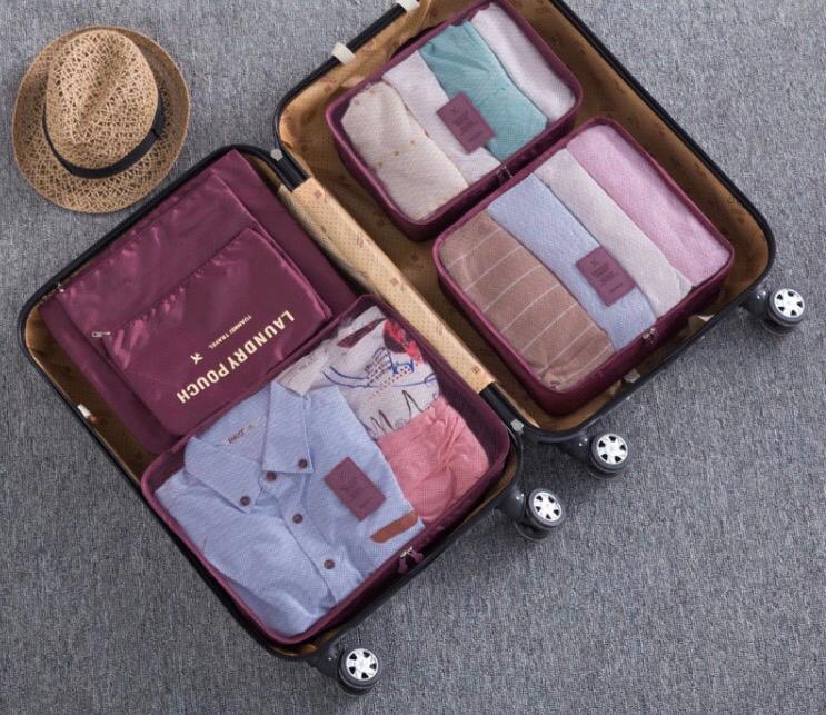 KIT ORGANIZADOR EQUIPAJE VIAJERO x 6 UND