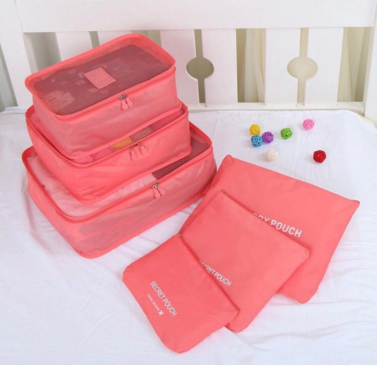 KIT ORGANIZADOR EQUIPAJE VIAJERO x 6 UND