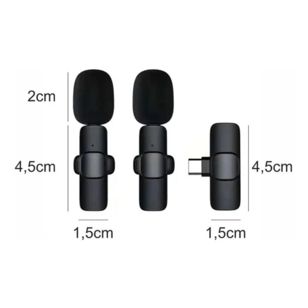 DOBLE MICROFONO INALAMBRICO PARA IPHONE
