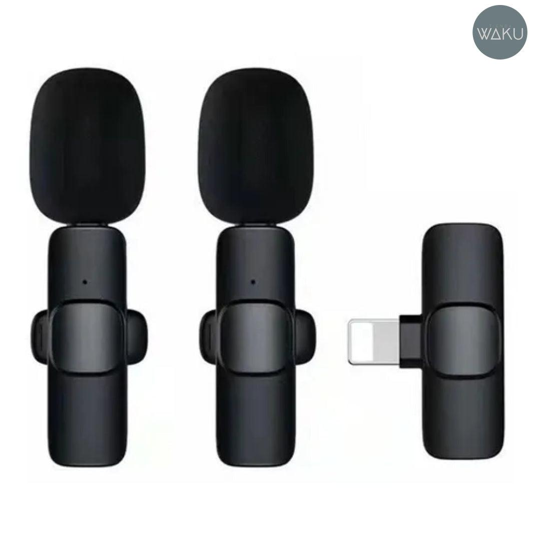DOBLE MICROFONO INALAMBRICO PARA IPHONE
