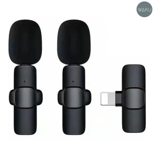 DOBLE MICROFONO INALAMBRICO PARA IPHONE