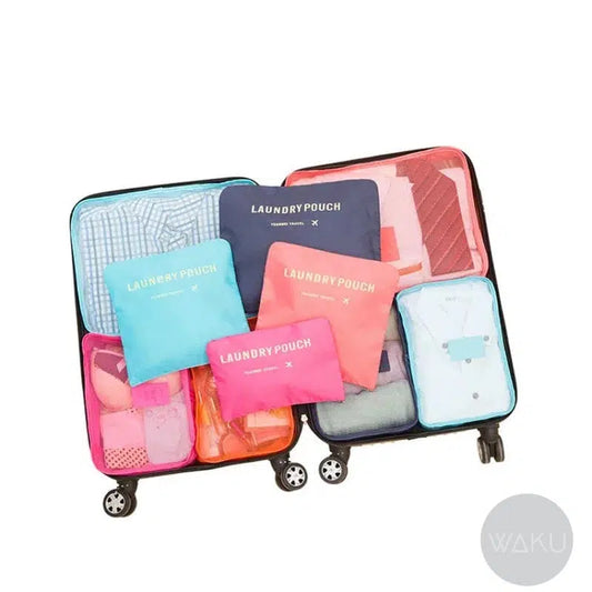 KIT ORGANIZADOR EQUIPAJE VIAJERO x 6 UND