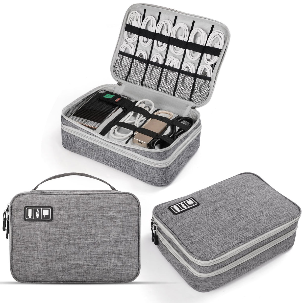 ORGANIZADOR DE CABLES PARA VIAJE